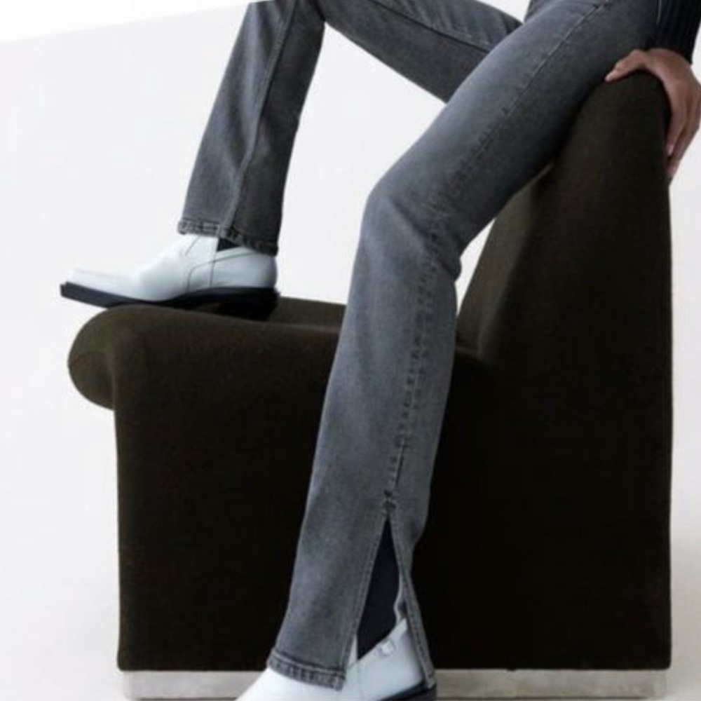 Zara Split Hem Jeans